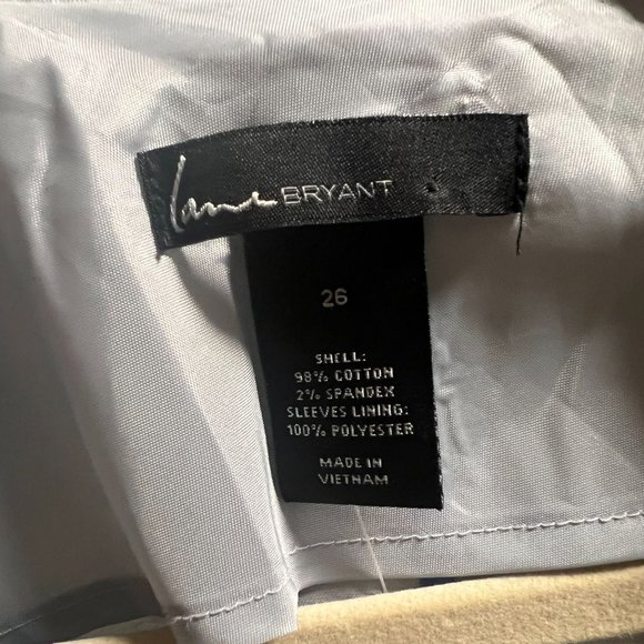 Lane Bryant Blazer Silver Gray Size 26 Lightweight Stretchy Year Round Wear NWT - Picture 6 of 8